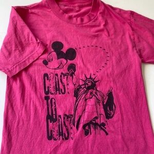 Disney graphic tee pink size Small